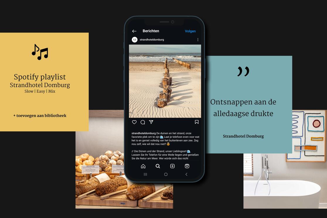 Collage van social mediauitingen