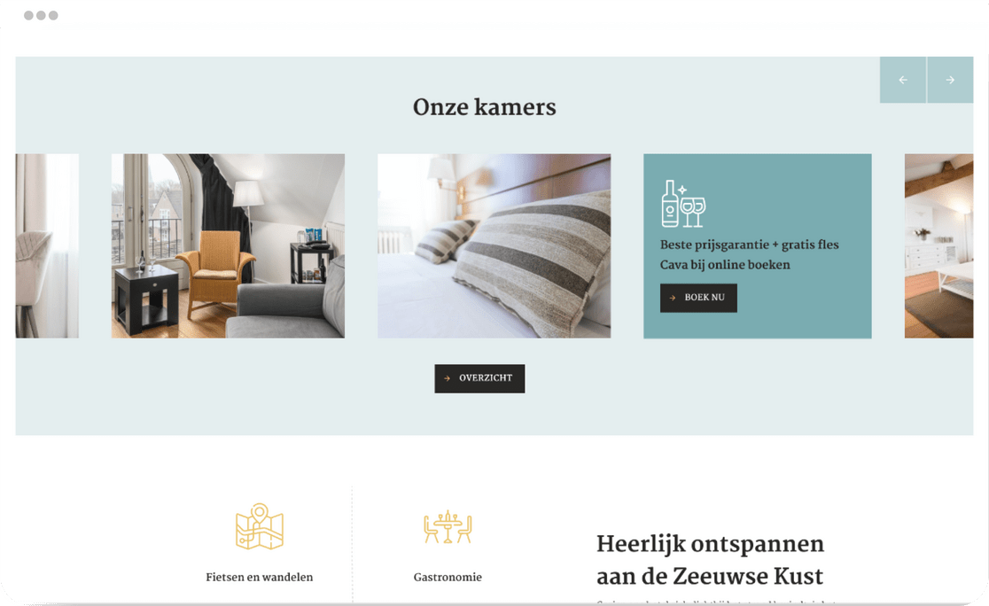 Strandhotel Domburg website
