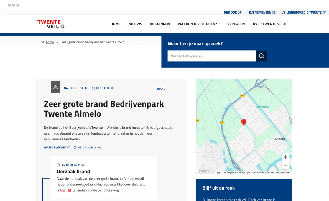 Meldingsysteem Veiligheidsregio Twente
