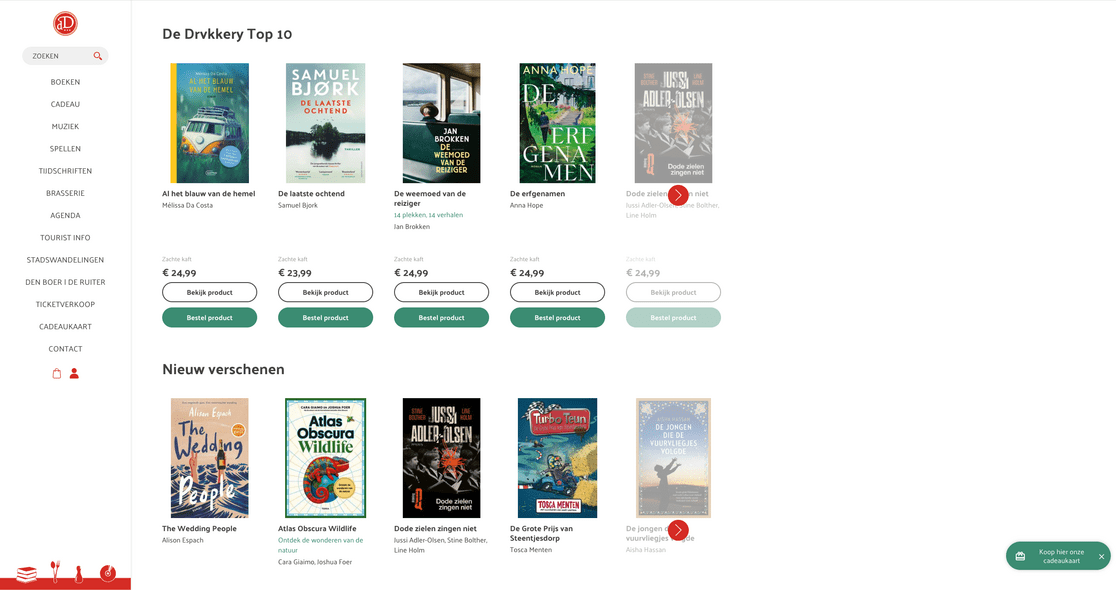 Drvkkery homepage top 10 boeken