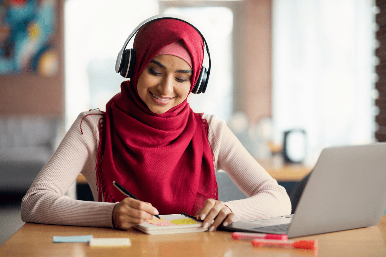 Vrouw met hoofddoek